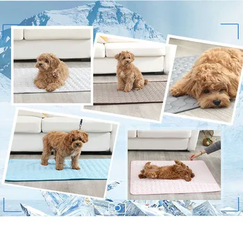 Dog Cooling Mat Summer Pad Pet Mat Bed for Dogs Cat Blanket Sofa Breathable Summer Washable Pet Supplies Accessories 6