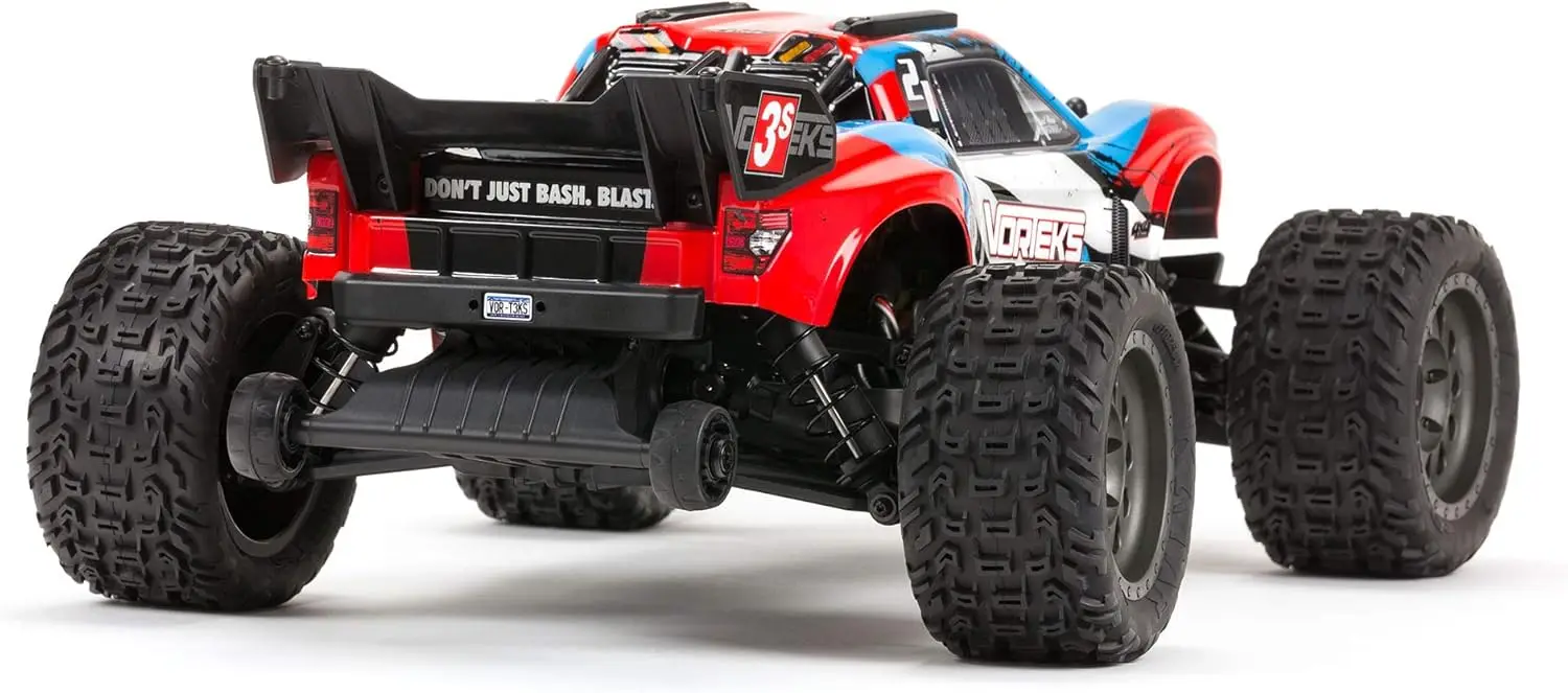 RC Truck 1/10 VORTEKS 4X4 3S BLX Stadium Truck RTR (Batteries and Charger Not Included), Red, ARA4305V3T1