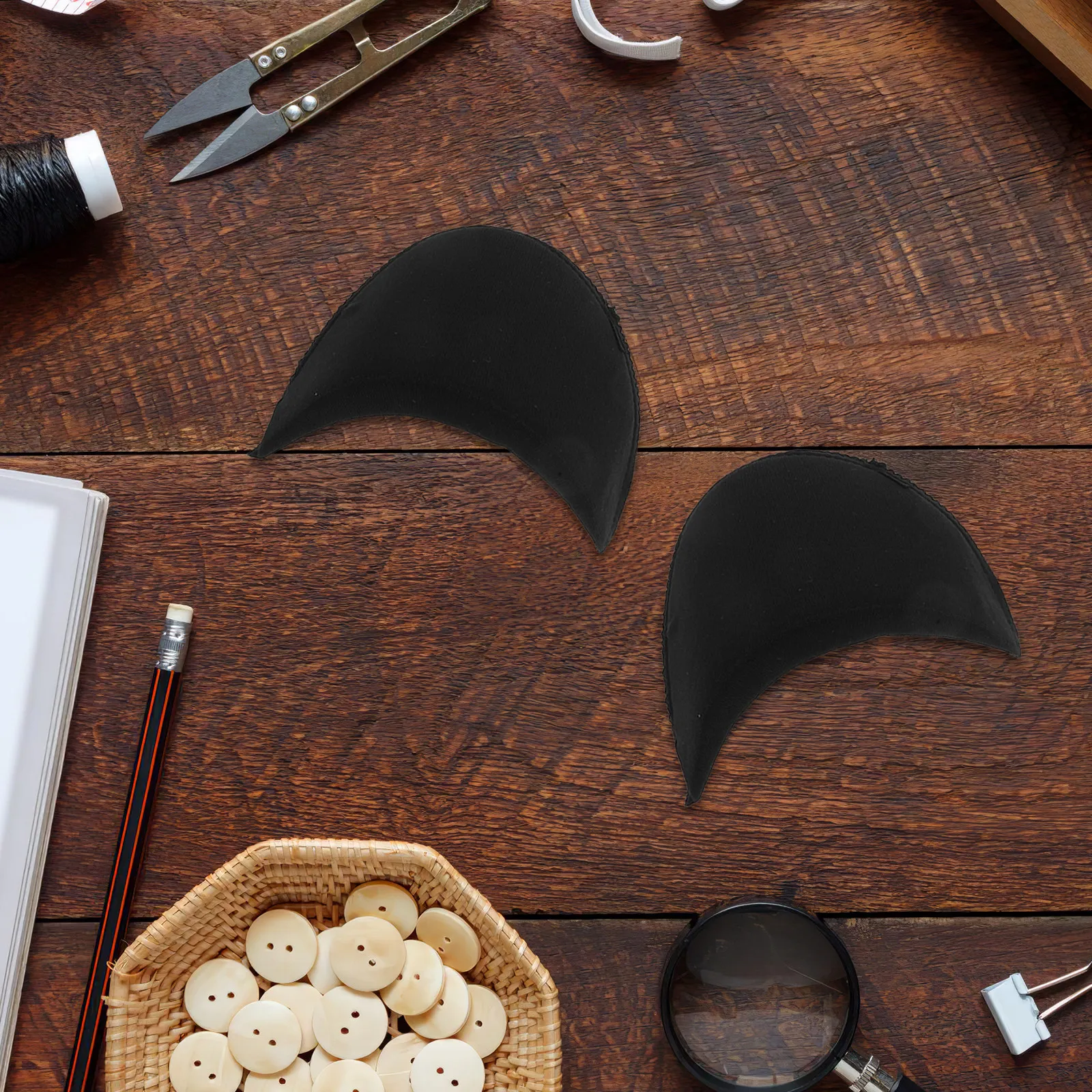 24Pcs 어깨 패드 스폰지 쿠션 인서트 통기성 미끄럼 방지 어깨 패드 여성 의류 정장 재킷