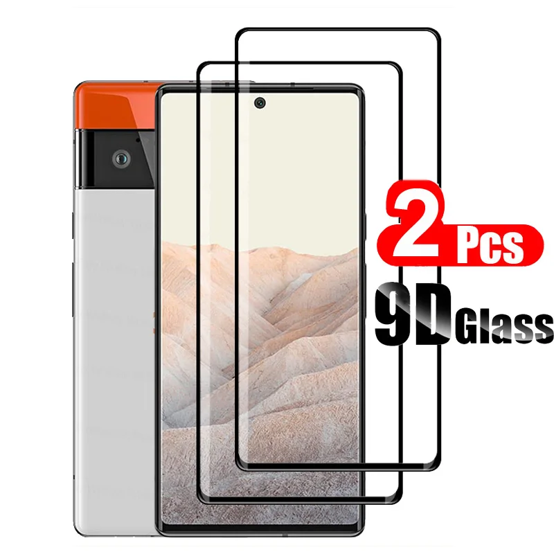 2PCS Tempered Glass For Google Pixel 6 Pro Pixel6 Pro 6A Full Coverage