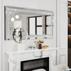 XXXL Large Charming Diamond Decorative Wall Mirror Crushed Crystal Long Full Length Mirror 2