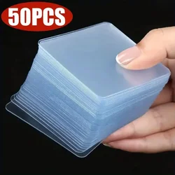 Heavy - Duty Transparent Nano Tape - 50pcs Strong Double - Sided Adhesive, Removable & Residue - Free for Versatile Use in Home, Car, and DIY Projects (Transparent 50pcs)