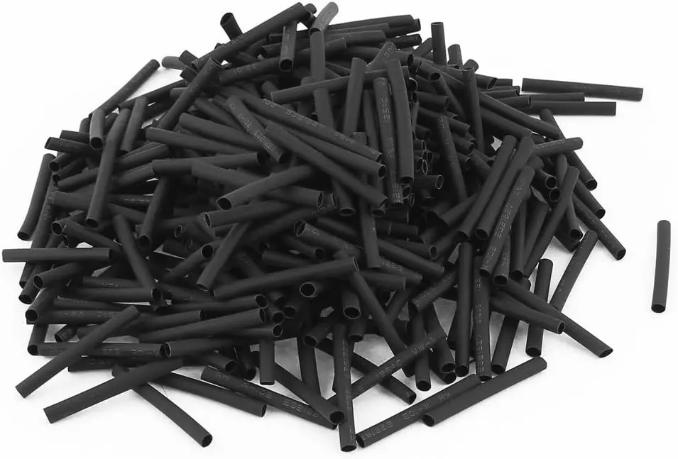 

Keszoox Wire Wrap Sleeve 2mm Dia 30mm Long Heat Shrink Tubing 440pcs Black