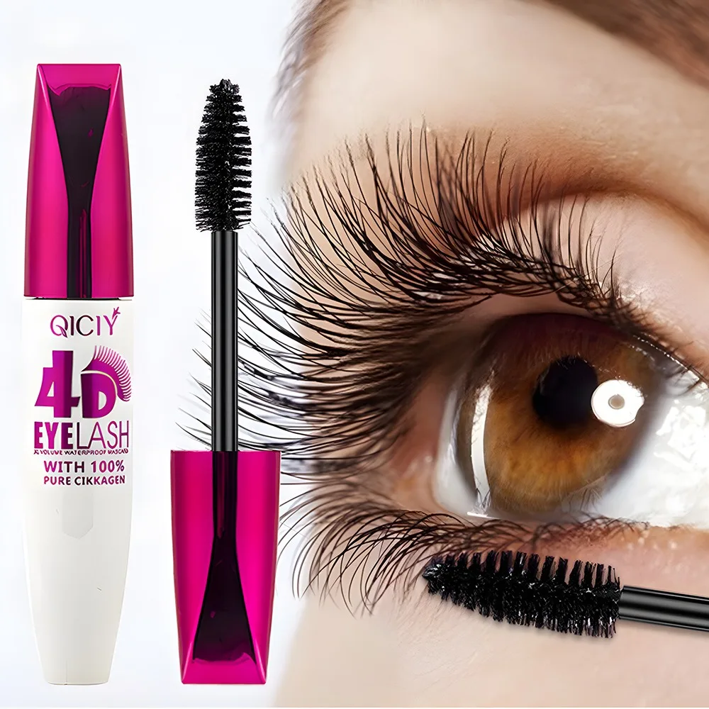 Mascara 4d waterproof per ciglia nere lunghe in fibra di seta_voghion.com