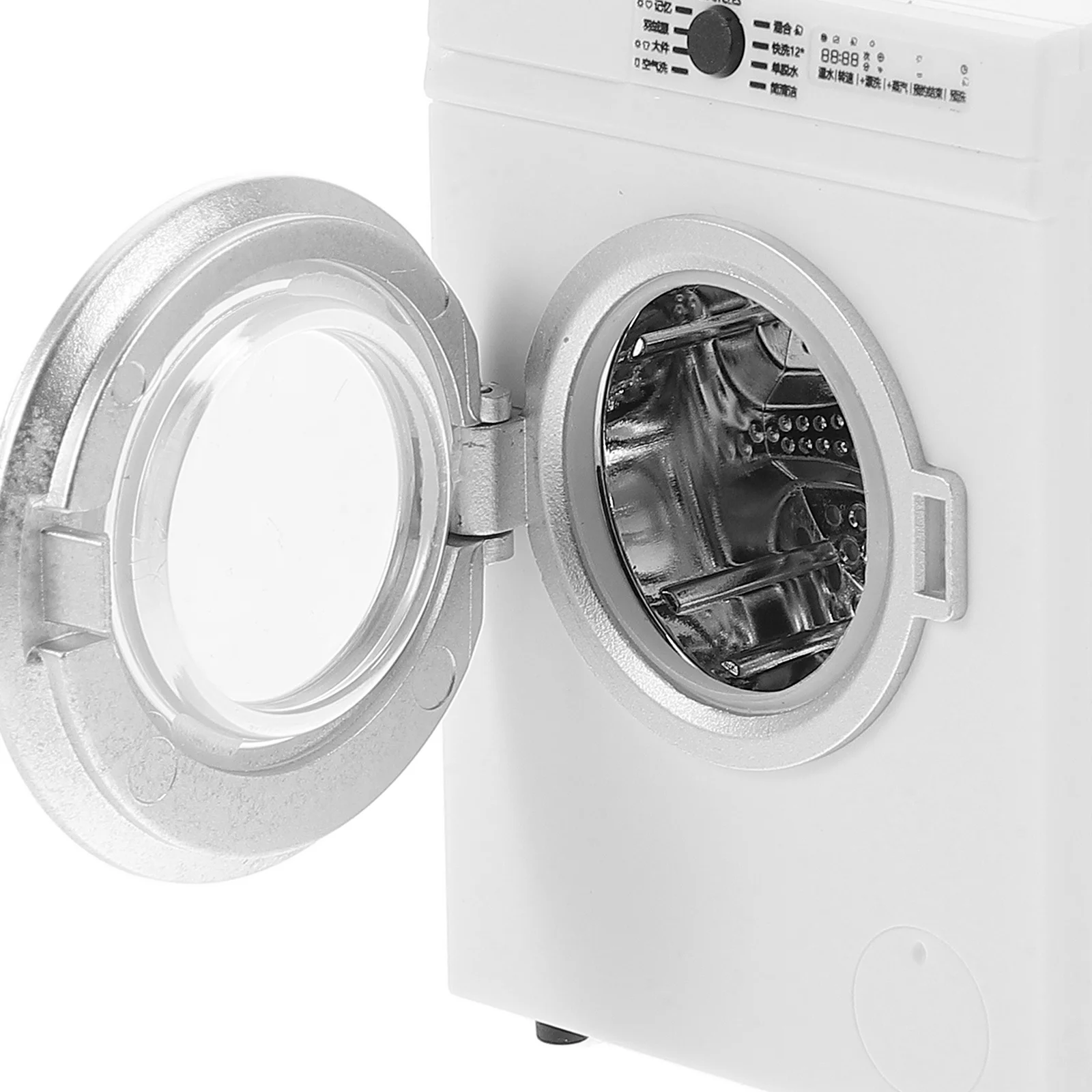 Mini House Layout Prop Miniature Washing Machine Model Dollhouse DIY Toy Portable 4