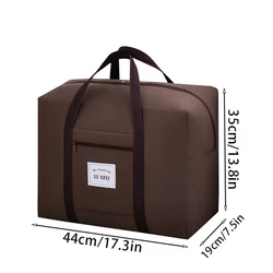 Versatile Large Capacity Foldable Travel Storage Bag (Coffee color - M)