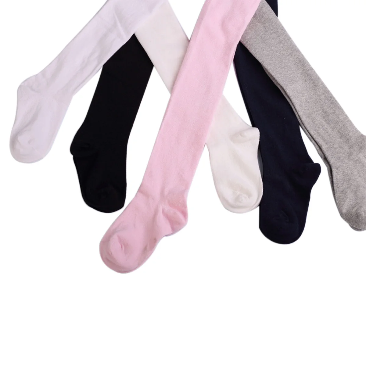Baby Tights Spring Autumn Solid Color Soft Cotton Thick Warm Baby Girl Tights Newborn Toddler Tight Girl Pantyhose Clothes ballet tights children tights