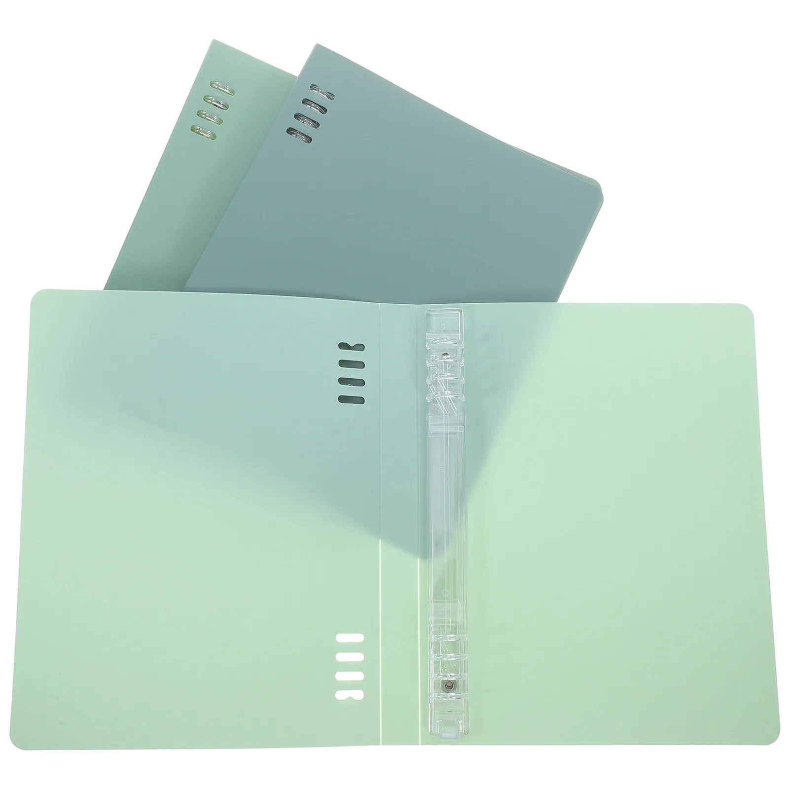 3Pcs 헤비 듀티 PP 노트북 커버 쉘 B5 바인더 용 루스 리프 리필 가능 저널 플래너 여행 일기 학습 스케치 주최자