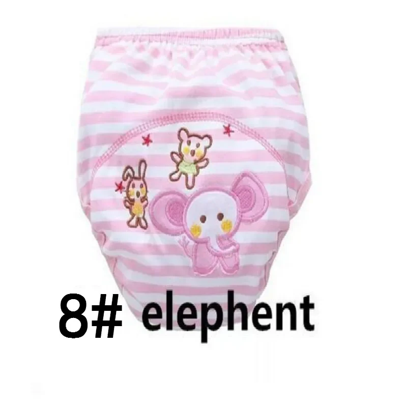 5Pcs Girls Training Pants Cotton Reusable Baby Diapers Waterproof Cloth Nappies Washable Learning 10-14KG