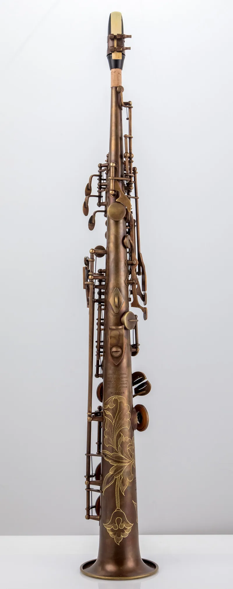 Made in France Mark VI bronze B flat Soprano Saxophone Brass Music Instruments Sax With Case Mouthpiece