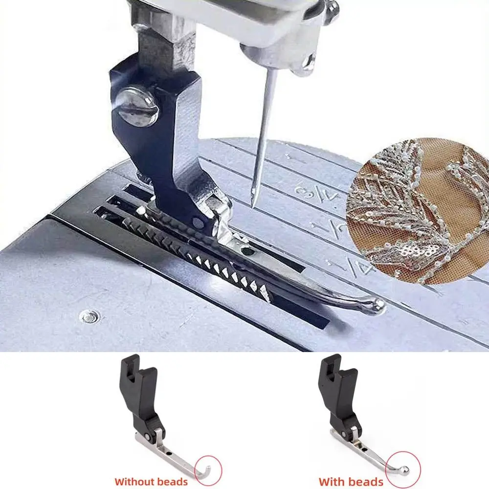 Steel Sewing Machine Presser Foot for Wedding Dress Fabric