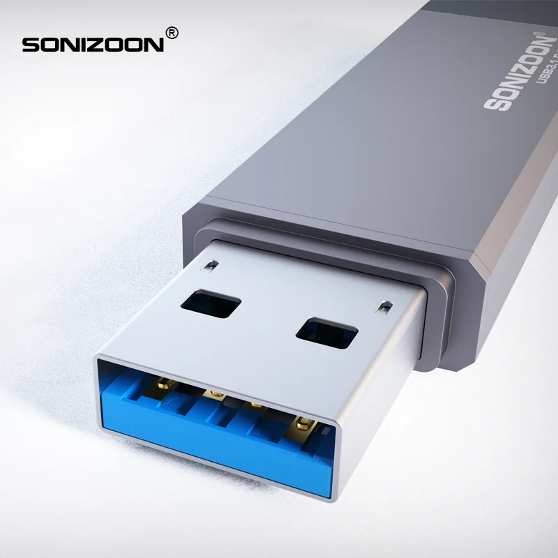 SONIZOON PSSD USB3.2 256GB/512GB/1TB/2TB Portable Solid State USB Flash