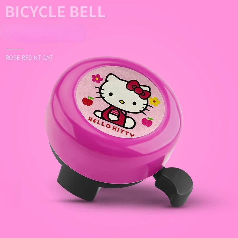 Hello Kitty Bicycle Bell para criança, Cartoon Ciclismo Segurança, MTB Stunt Scooter Horn, acessórios de bicicleta, presente