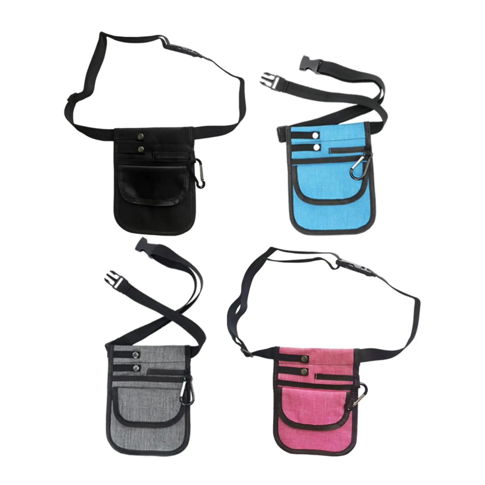 

Utility Hip Bag Tool Belt Bag Organizer Pouch Multi Compartment Storage Nurse Fanny Pack for Stethoscopes Care Supplies Wipes