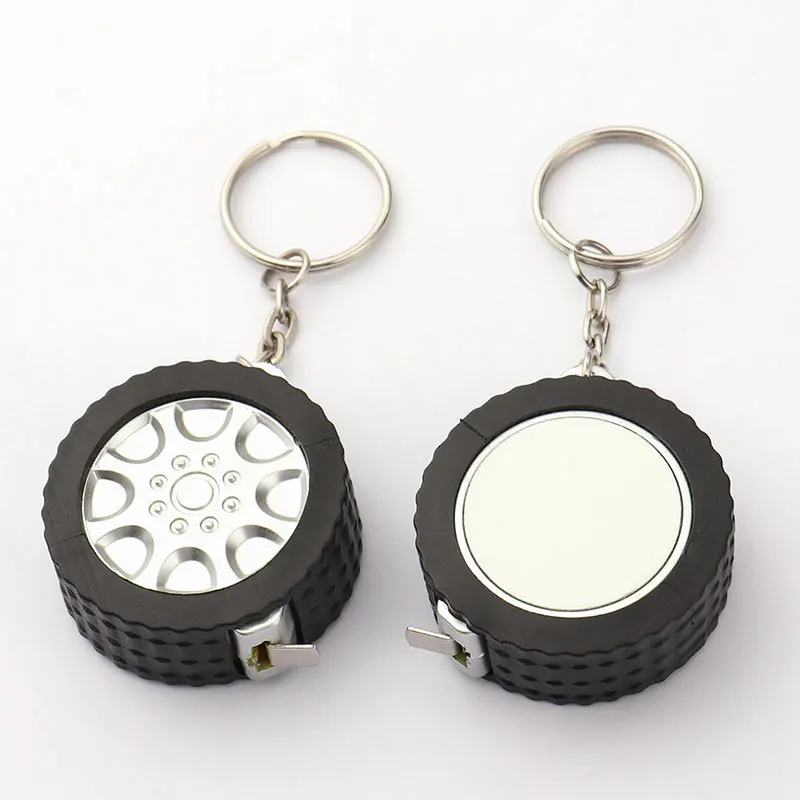 Creative Tape Measure Pendants Keychains Portable Office Supplies Sublimation Blank Key Chain keyrings For Logo Name Printed 1 Sadee52bbf3cf407baaeb2ddd693ff0a0H