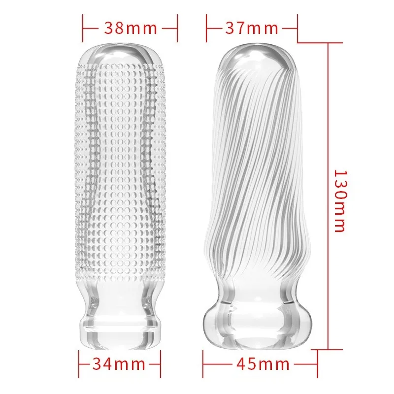 Male Suction Masturbator Cup Transparent Adult Sex Toy for Men Soft Male Exercise Penis Massage Sexy Pocket Pussy 18+