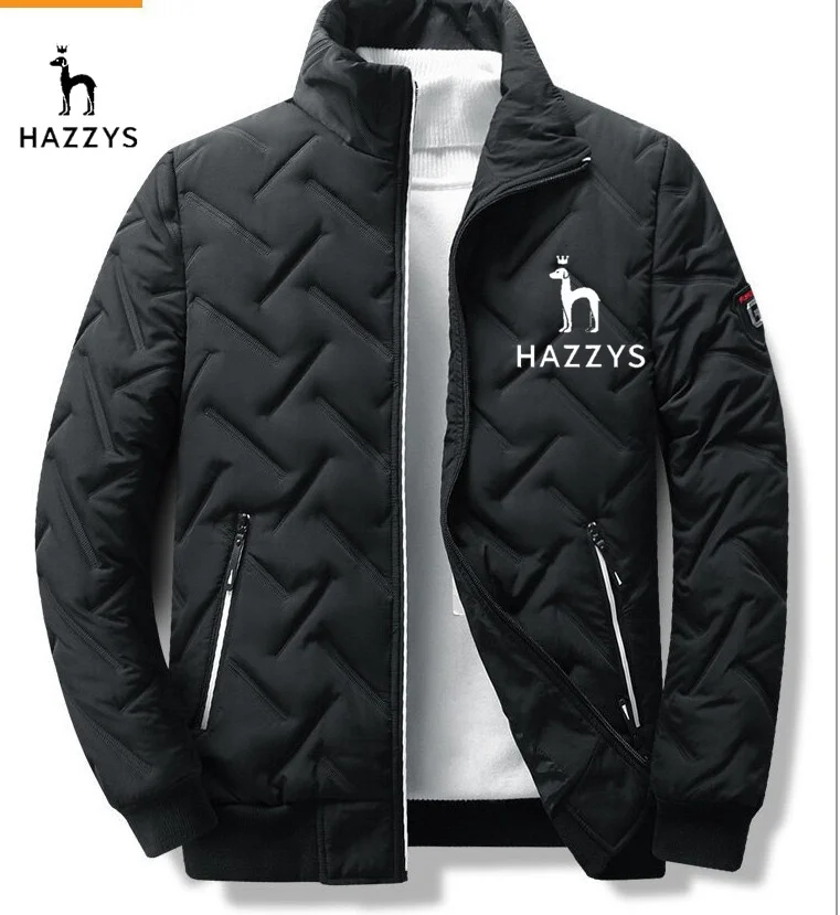 Bomber Jacket For Men Hazzys Thicken Cotton Padded Quilted Jacket Men