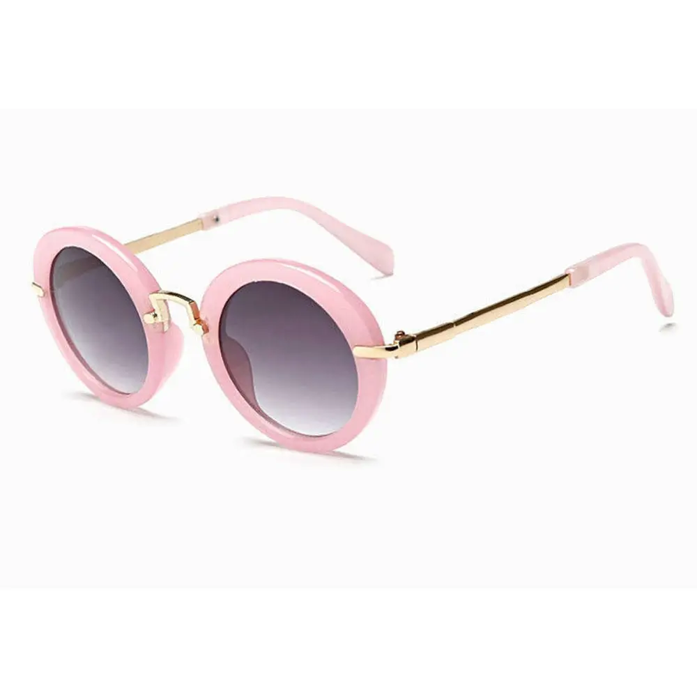 Vintage Kids Sunglasses Boys Girls Children Goggles Retro Anti-UV400 Sunglasses Round Cloud Eyewear for 2-10 Years Old children sunglasses