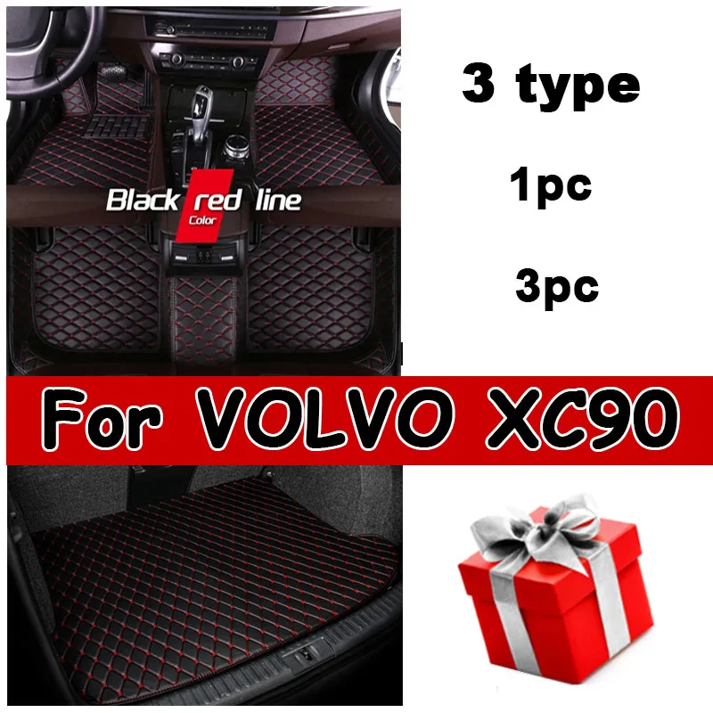 

Автомобильные коврики для VOLVO XC90 (FIVE SEAT) 2015 2016 2017 2018 2019 2020 2021 2022 2023 Custom auto автомобильный коврик cover