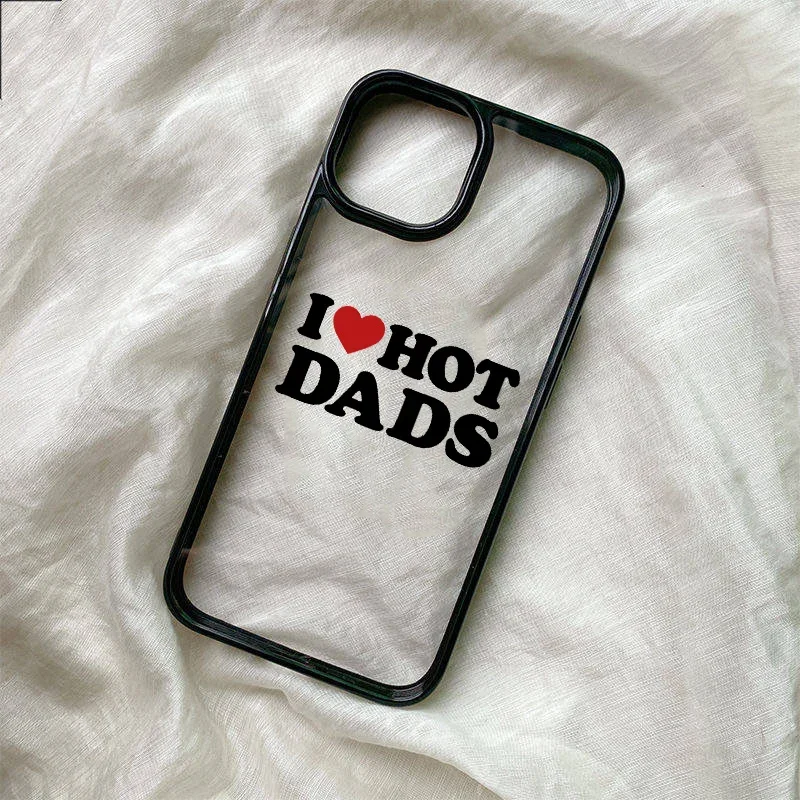 I Love My Partner Clear Phone Case - Romantic Design Cover