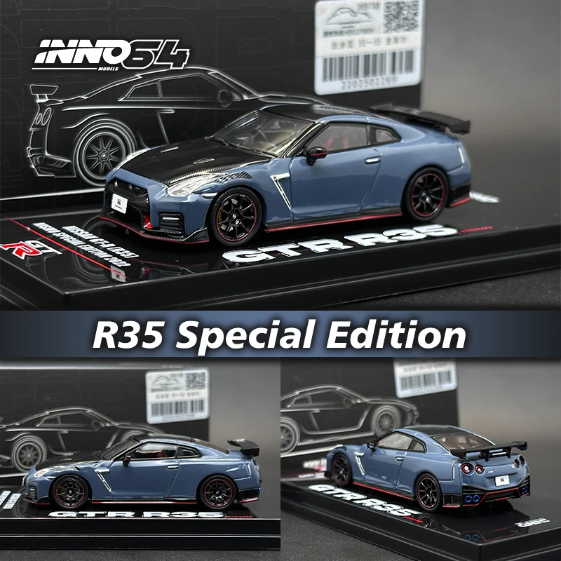 

INNO в наличии 1:64 GTR R35 Специальный выпуск литый под давлением Коллекционная модель автомобиля Миниатюрная игрушка
