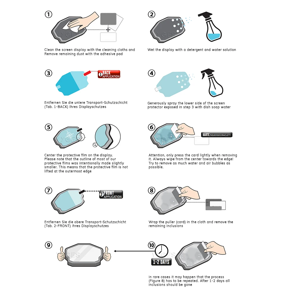Motorcycle Screen Protector Motorcycle TFT Display Protection Film Screen Protector Instrument Film BMW S1000XR S1000R M1000XR M1000RR M1000R S1000RR
