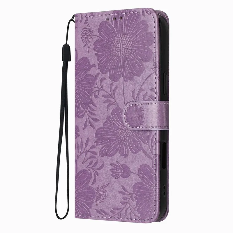 Stylish Women's and Kids' Leather Wallet Phone Case
