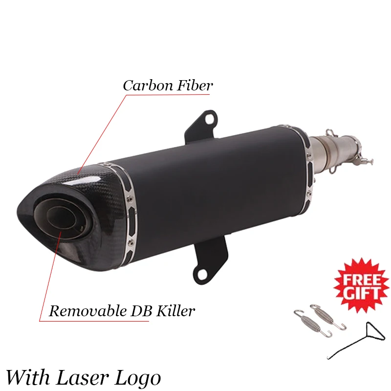 Slip On For Honda Nss350 Nss 350 2020-2022 Newstylishsports 350 Motorcycle Exhaust Escape System Modify Mid Llink Pipe Muffler - Image 3