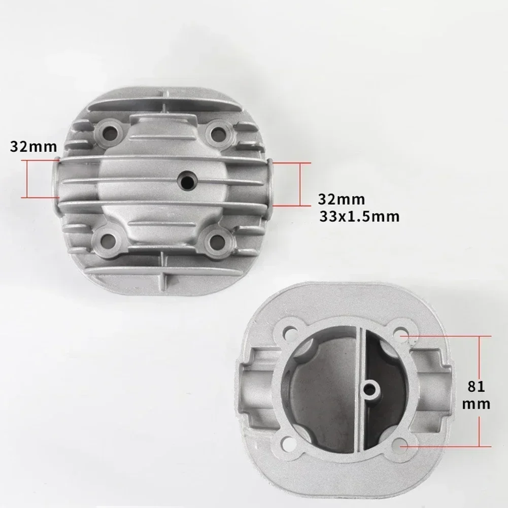2 Testate Cilindro In Alluminio Per Compressore D'aria 2.5/3P – Filetto G3/8", Ricambio Raffreddato, Joyzan