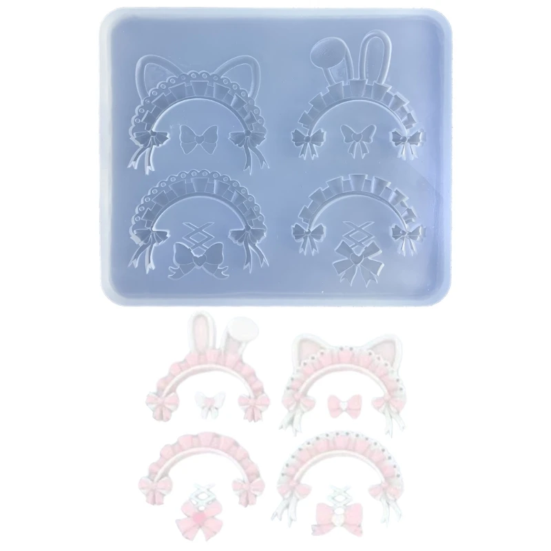 

E0BF Maid Accessories Creating Silicone Mold Stylish Moulds for Jewelry Making Stage Props and Role Playing Costumes