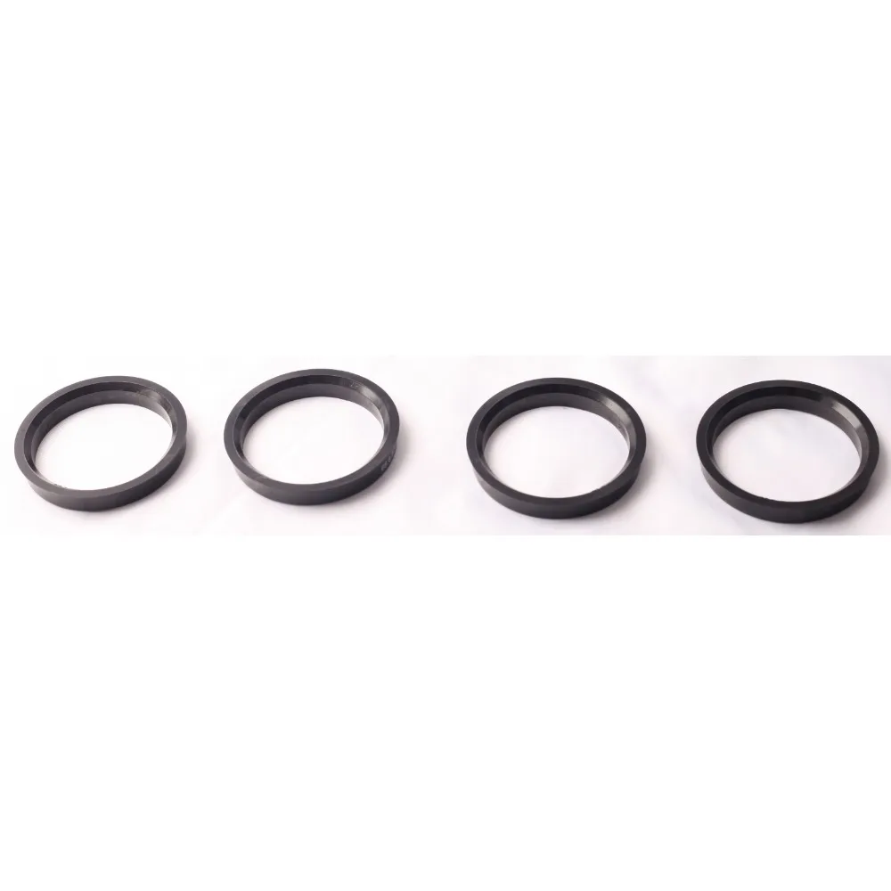 4pcs 66.6-57.1mm Car Wheel Bore Center Collar Hub Centric Rings for Audi VW Mercedes