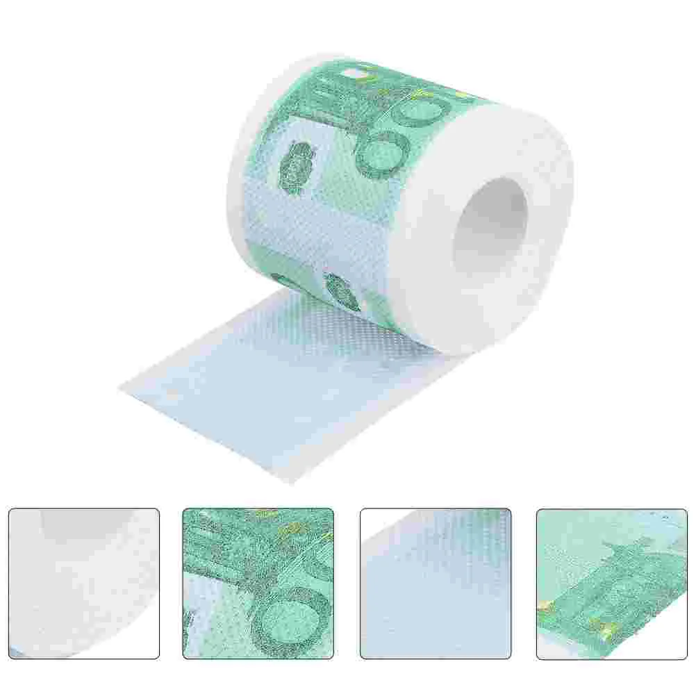 2 Rolls Toilet Paper Absorbent Napkin for Home Camping No Pigment Tissue Printed Napkins