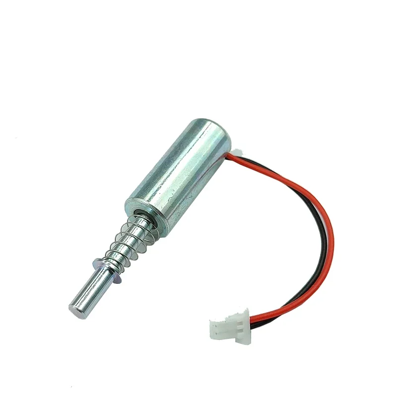 DC 3 V/5 V 6 V/9 V/12 V/24 V Mini Tiny 8 มม.ทรงกระบอกดูดประเภทการสูดดม Solenoid แม่เหล็กไฟฟ้าจังหวะ 5 มม.DIY ล็อคลายนิ้วมือ 1
