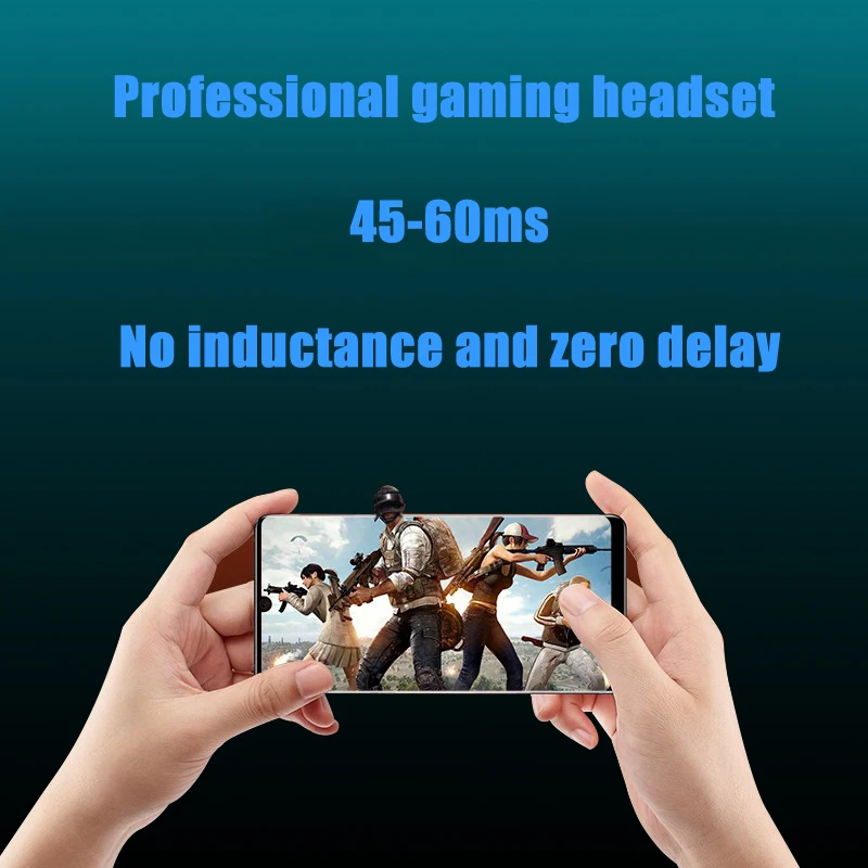 XIBERIA W2 true wireless Bluetooth Headphones stereo music earphone in-ear low-latency gaming headset with Mic for Android Apple