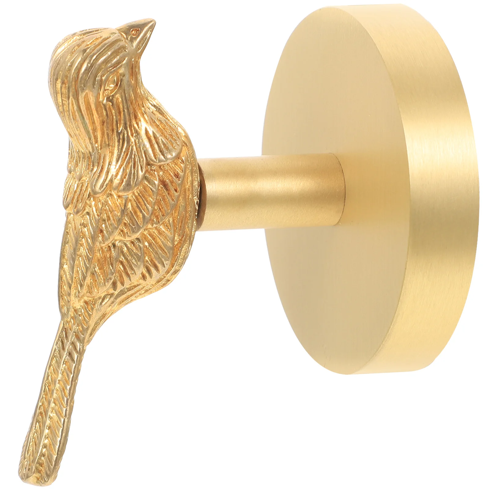 

Pure Yellow Bird Hook Coat Hooks Home Supplies Decorative Wall Brass Clothes Hanger
