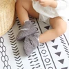 Infant Baby Boy Girl Cozy Fleece Bootie Newborn Stay On Slipper Winter Warm Gripper Non-Slip Crib Shoes 3