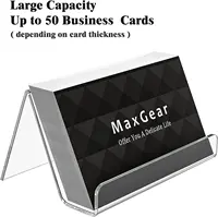 Transparent Card Display Stand Acrylic Business Card Storage Office Supplies Desktop Business Card Holder Storage Note Holder 1