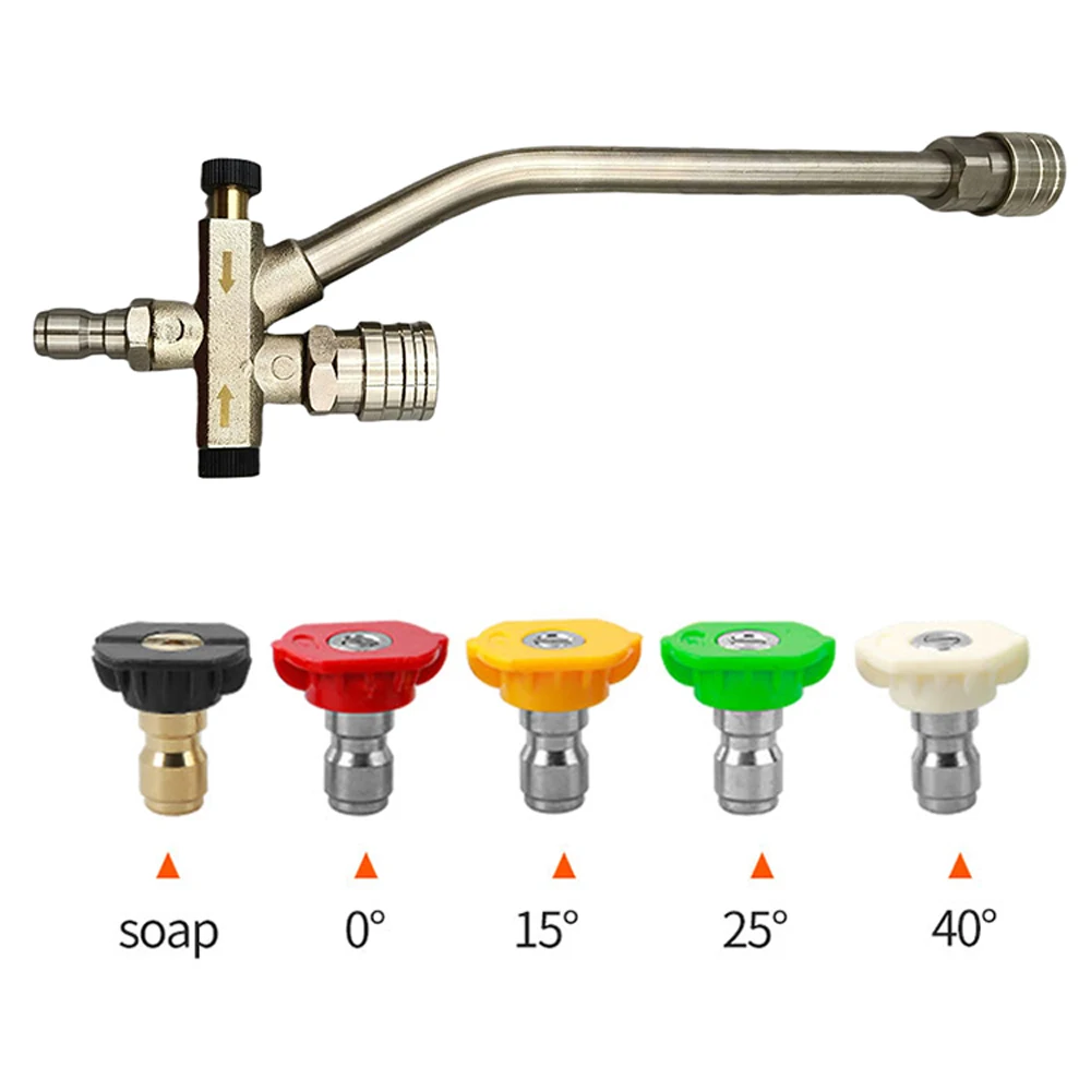 Dual Valve Pressure Washer Attachment 1/4 Quick Connect Foam Cannon Dual  Spray Gun Foam Gun Dual Valve for High Pressure Washer - AliExpress