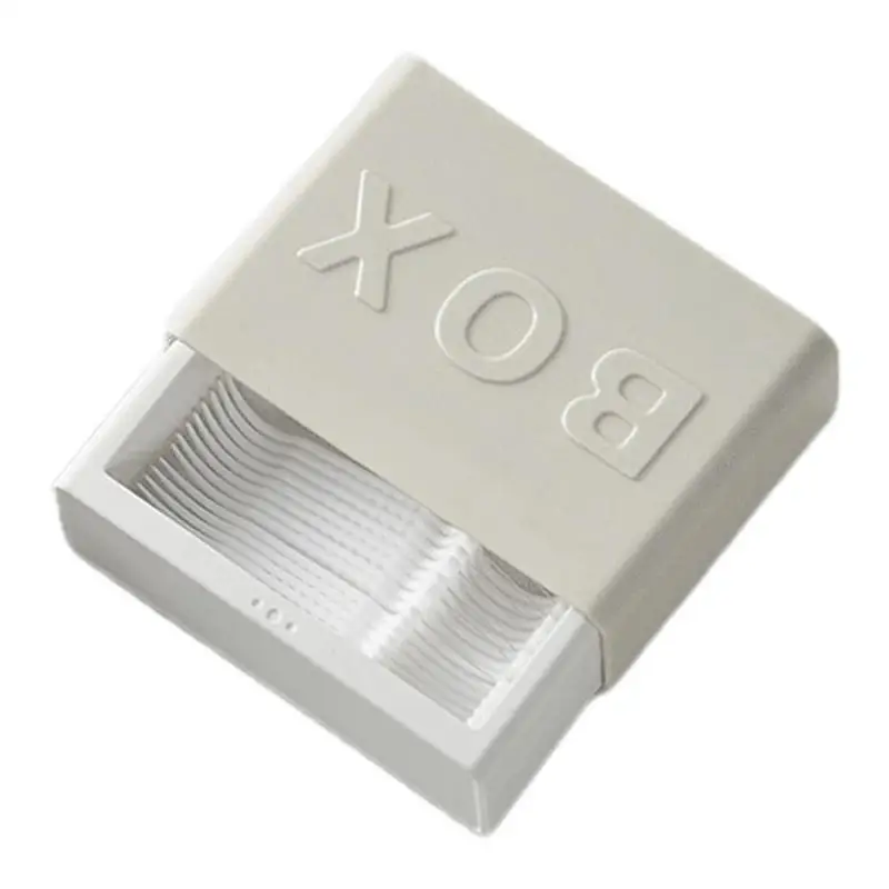 

Стик для зубной нити Органайзер, портативный утолщенный мини-контейнер для зубочисток, пыленепроницаемый многоразовый органайзер, аксессуары для хранения