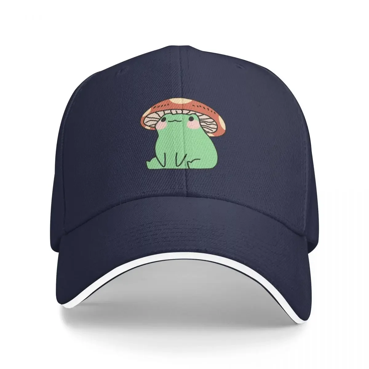 

Mushroom frog Baseball Cap New In Hat Christmas Hat Golf Hat Cap Women'S Men'S