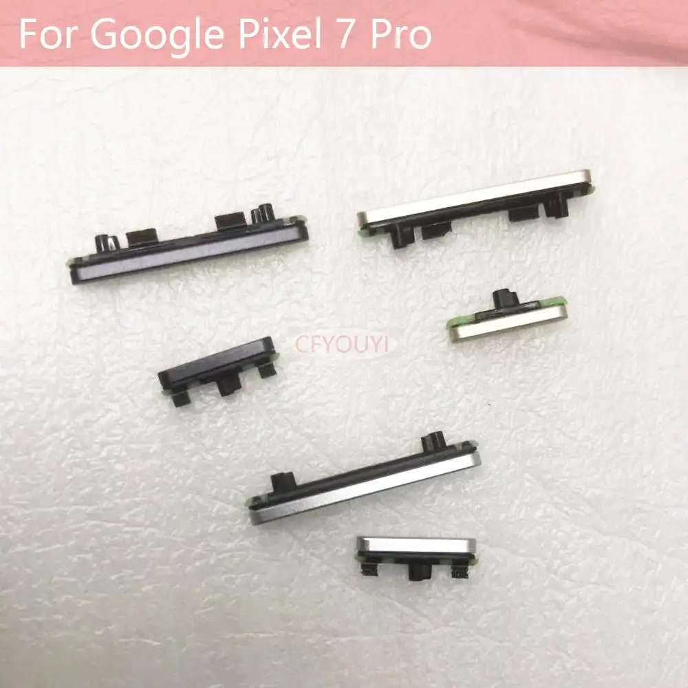 1set New Volume Power Button Side Key Power Button Keys For Google Pixel 7 Pixel7 Pro