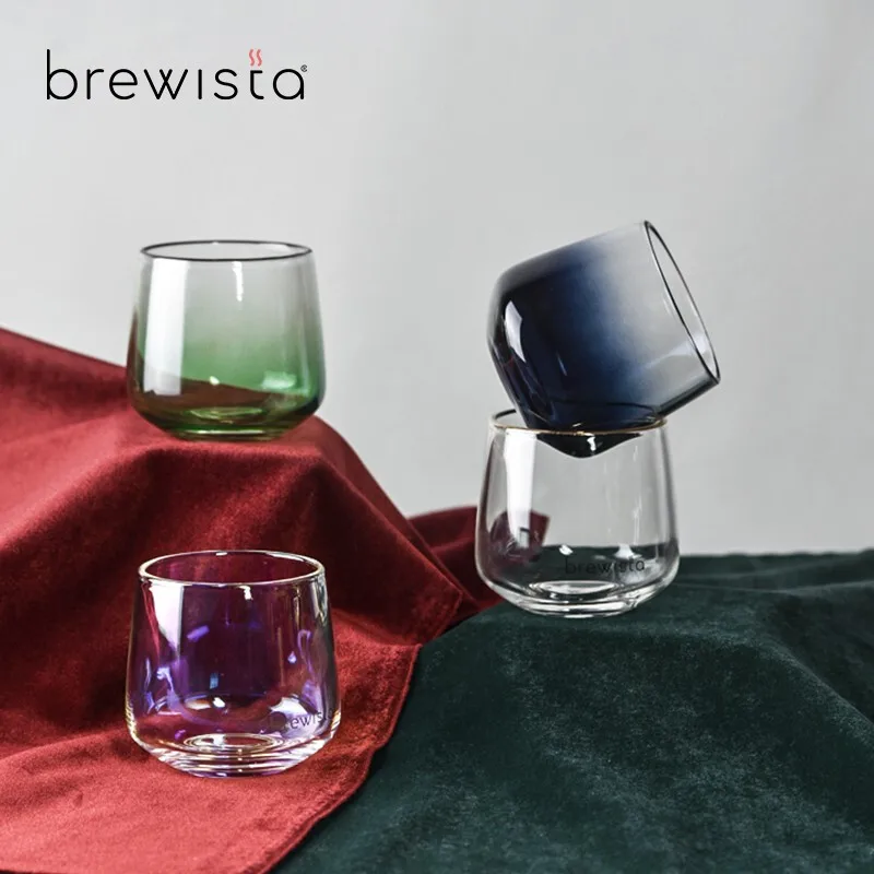 Brewista heat resistant glass, hand brew coffee cup, single product cup, Ins Style, household water drinking cup