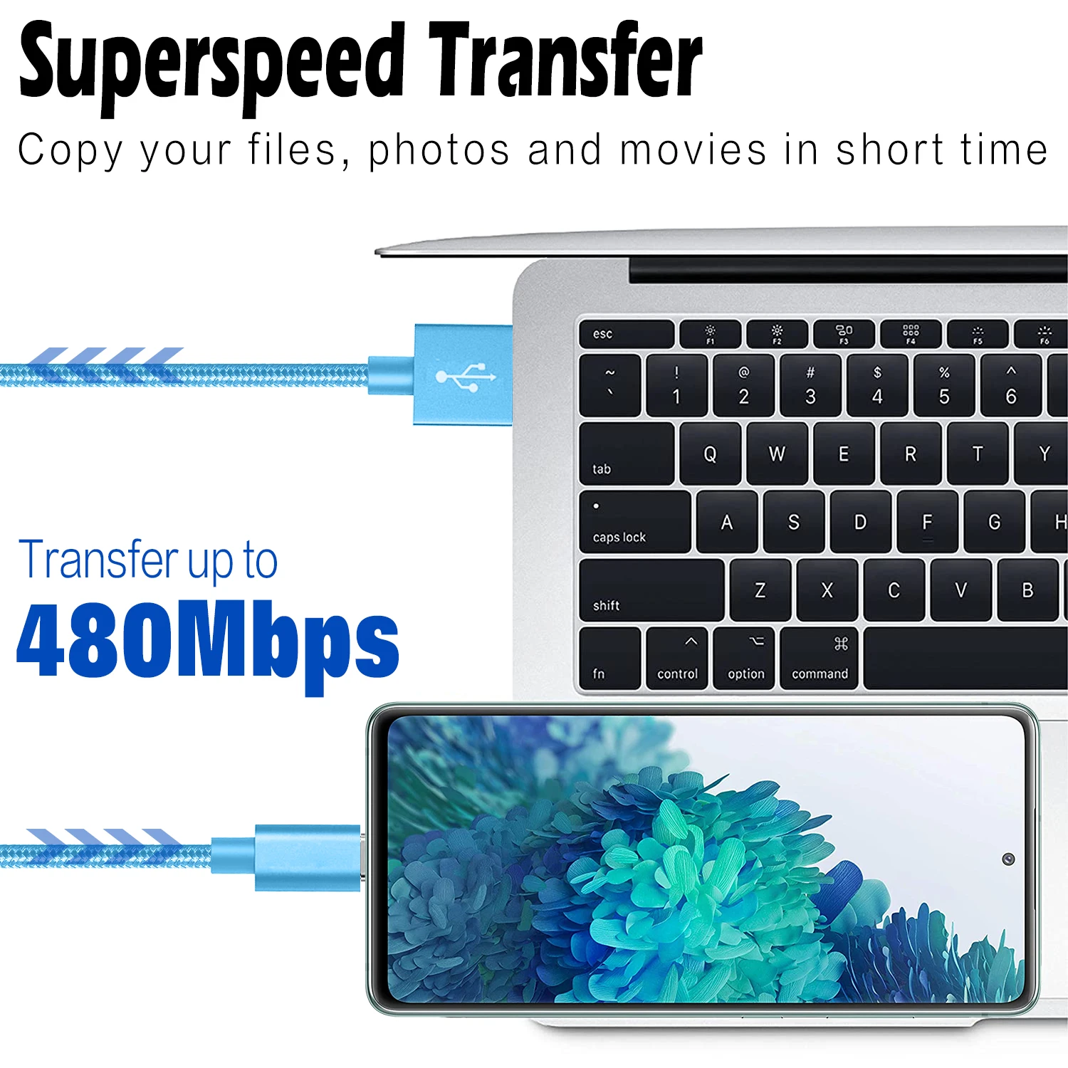 Premium Braided USB Type C Data Cable