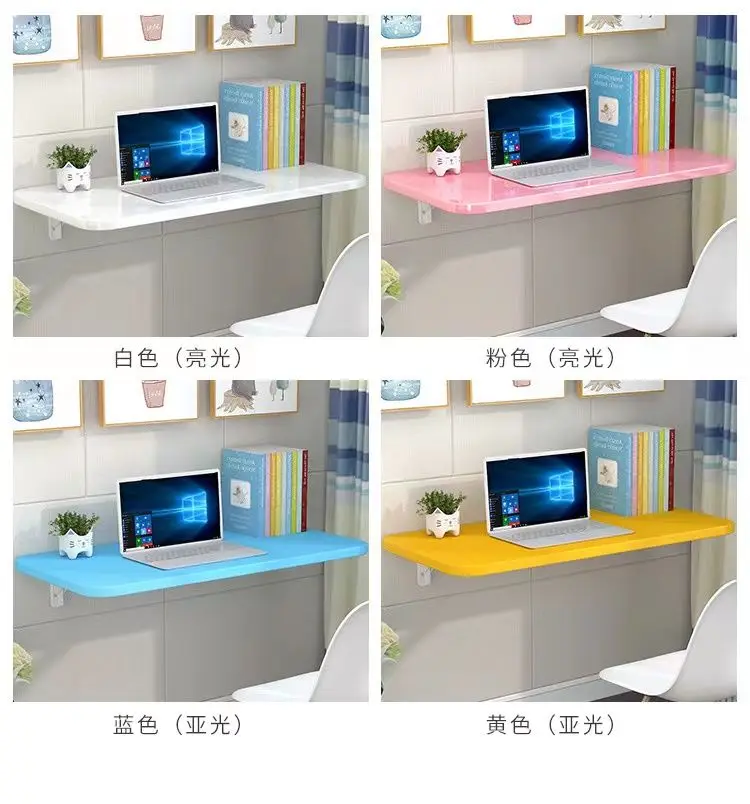 Description Picture 6 of itemFolding Computer Desk Laptop Table Against The Wall Kitchen Table Multifunctional Desk For Office Home