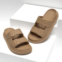 Comemore Suitable Indoor and Outdoor Comfort Buckle Sandals Women Summer Beach Slippers Fashion Home Soft Anti Slip EVA Shoes 1