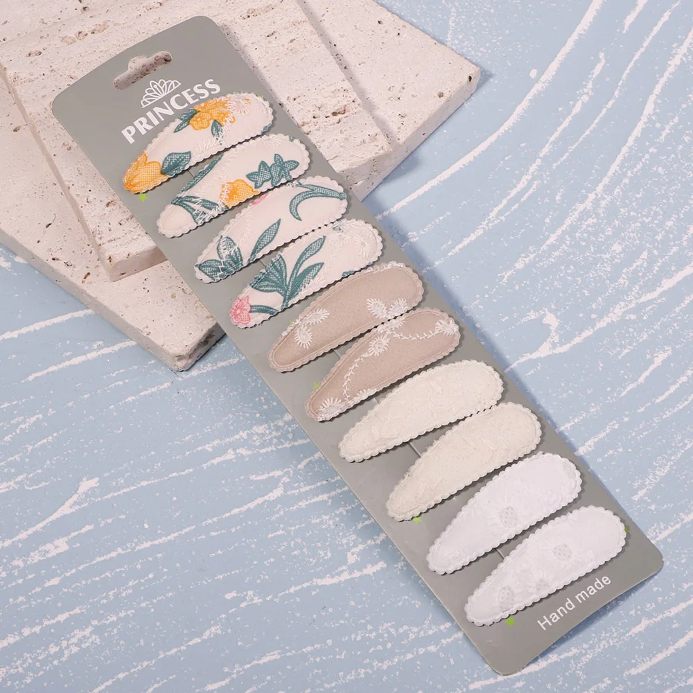 10pcs/set Embroidery Printed Snap Hair Clips for Girls Kids BB Hairpins Color 17 Sadf0e5b8d9ee42f2b7b6fb6b7f73ff3ek