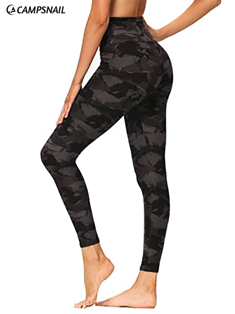 Campsnail High Quality Leggings For Women Solid Printed High Waist