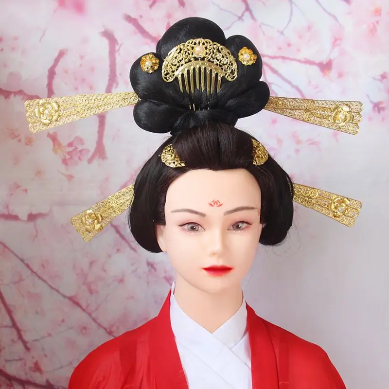 9PCS/Set Luxury Hair Accessories for Women Tang Dynasty Hair Comb Hanfu Hair Clips