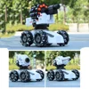 New 3in1 2.4G 4WD RC Tank Water Bomb Watch Gesture Sensing Off-road Drift Remote Control Tank With Music Light RC Car Kids Toys 4