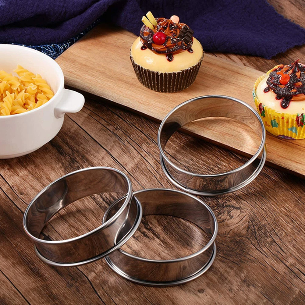 

Hotels And Restaurants For Families Muffin Rings Baking Tools Muffin Rings Outer Diameter 8.5cm Stainless Steel